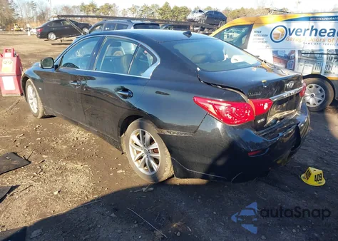 2017 Infiniti Q50 3.0T Premium z USA, uszkodzony, nr VIN JN1EV7AR4HM835538